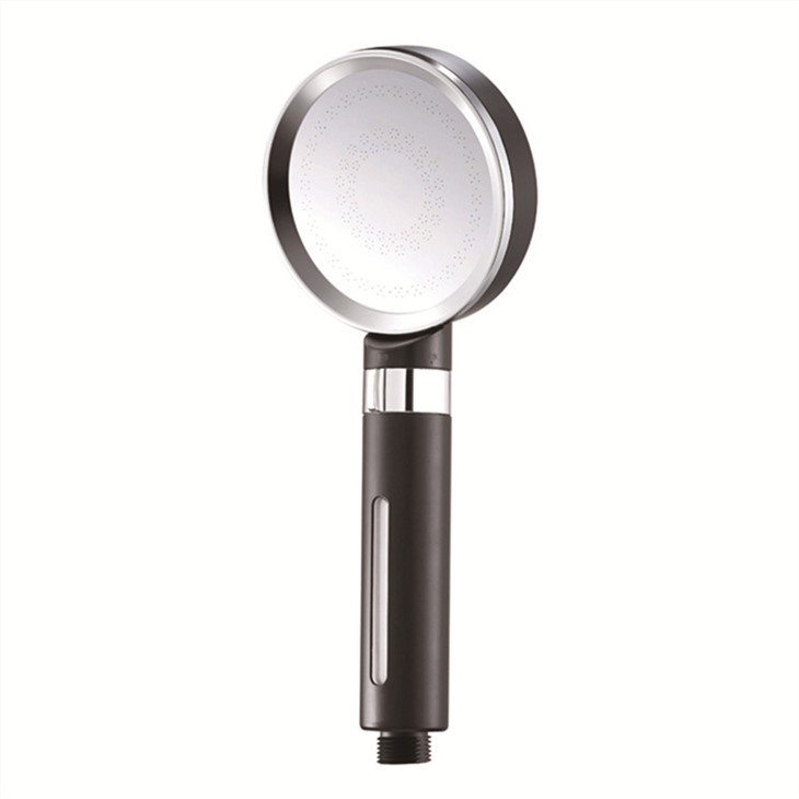 black filter head shower
